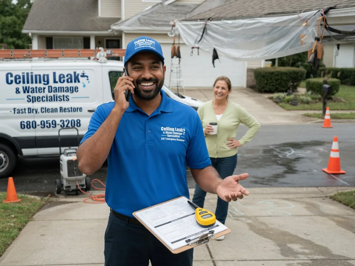 Ceiling Leak Cleanup Carlisle, IA FAQs